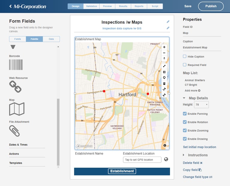 Mapping Comes to Version 12 of the Mobile Impact Platform